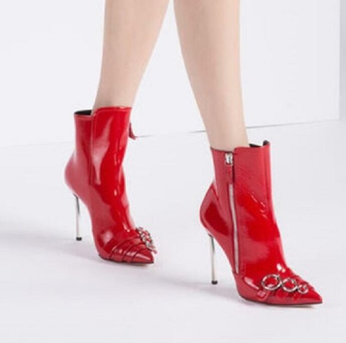 steel heel stilettos